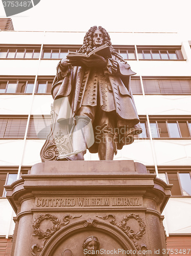 Image of Leibniz Denkmal Leipzig vintage