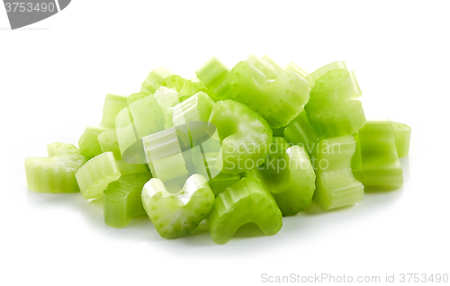 Image of Chopped celery sticks