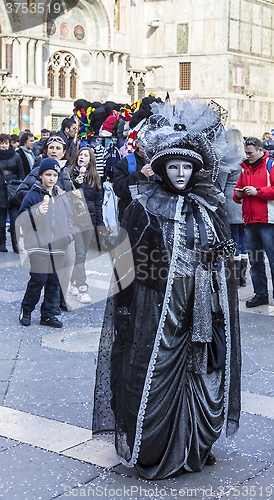 Image of Disguised Person - Venice Carnival 2012