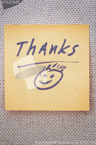 Image of Thanks