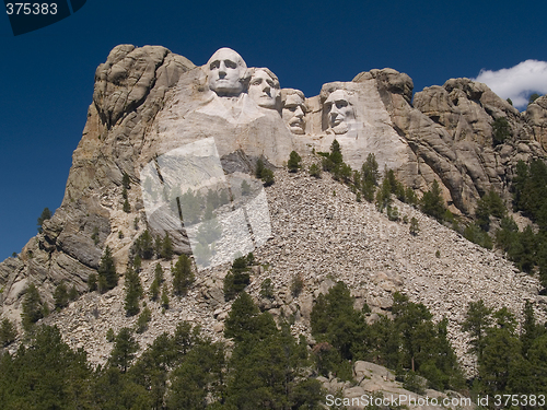 Image of Mount Rushmore with Deep Sky