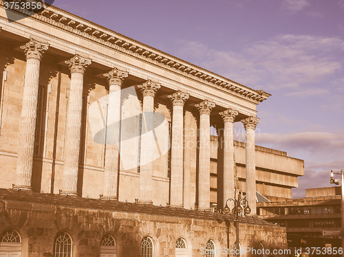 Image of City Hall in Birmingham vintage