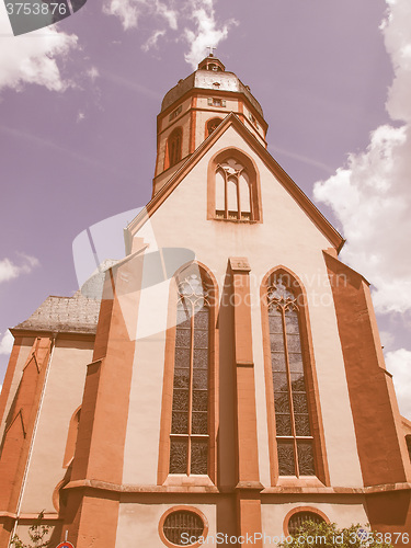 Image of St Stephan church Mainz vintage