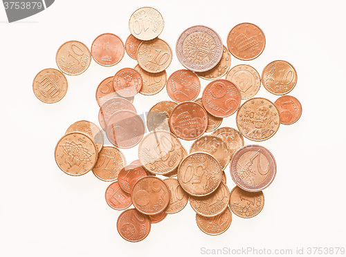 Image of  Euro coins vintage