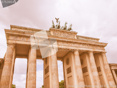 Image of Brandenburger Tor Berlin vintage