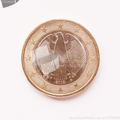 Image of  German 1 Euro coin vintage