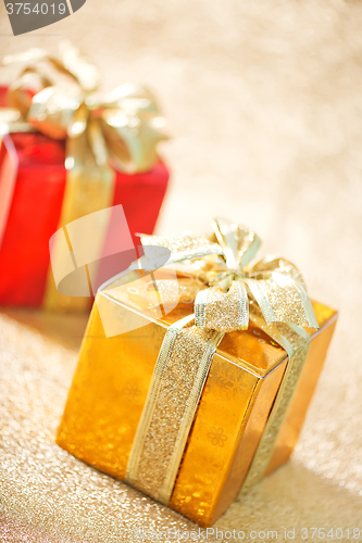 Image of presents and hearts