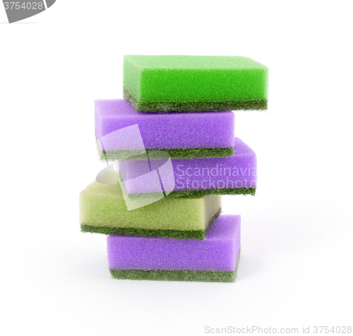 Image of Sponge stack, isolated