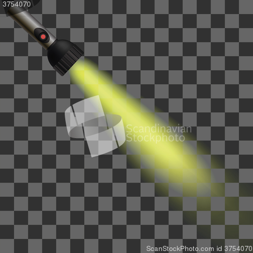 Image of Yellow Light of Torch