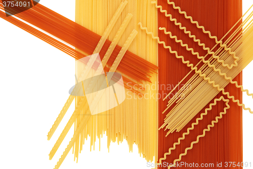 Image of Italian Pasta Background Abstract
