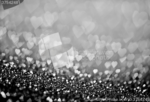 Image of heart bokeh