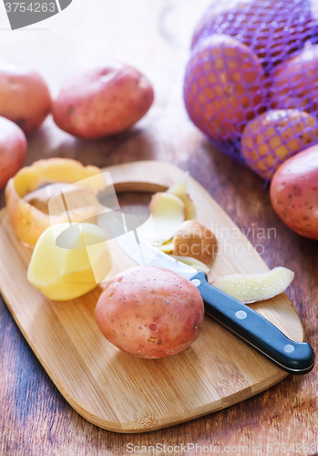 Image of raw potato