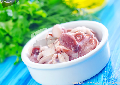 Image of boiled octopus