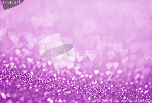 Image of heart bokeh