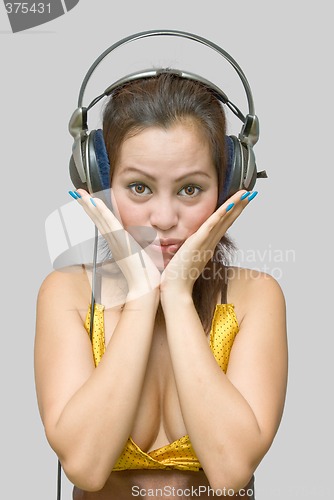 Image of Girl with headphones