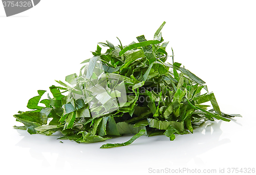 Image of chopped parsley leaves