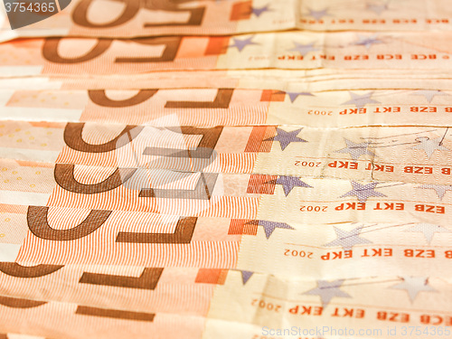 Image of  Euro note vintage