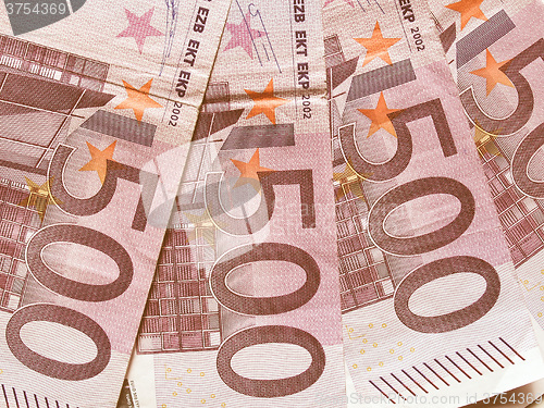Image of  Euro note vintage