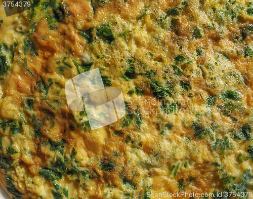 Image of Parsley cilantro omelette