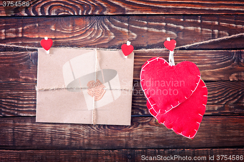 Image of hearts and envelopes