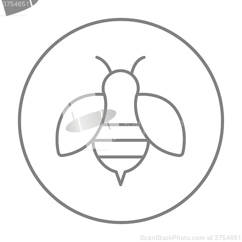 Image of Bee line icon.