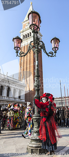 Image of Disguised Person - Venice Carnival 2012