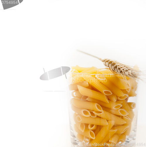 Image of Italian pasta penne with wheat