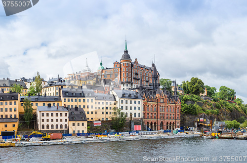 Image of Ppanorama of the Old Town  in Stockholm, Sweden