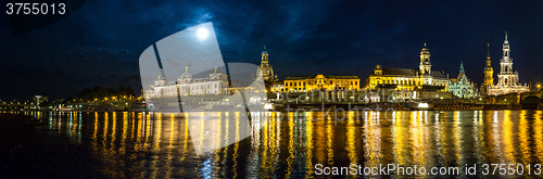 Image of Dresden in night