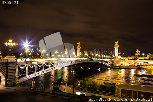 Image of Bridge of the Alexandre III in Paris