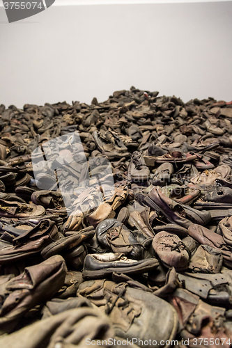 Image of Boots of victims in Auschwitz