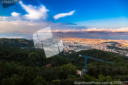 Image of Panoramic view of Barcelona