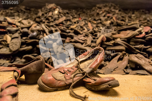 Image of Boots of victims in Auschwitz