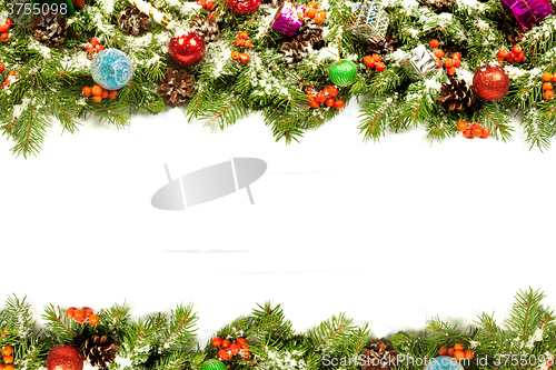 Image of Christmas background. Eve framework