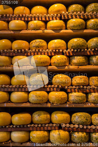 Image of Cheese wheels  in Amsterdam store