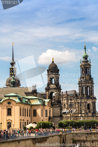 Image of Dresden in a beautiful summer day