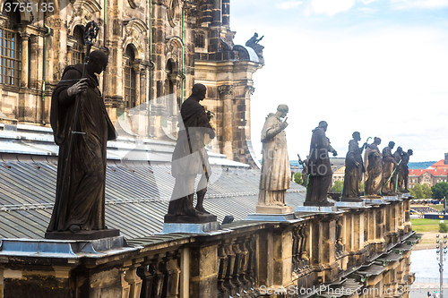 Image of The Kreuzkirche church in Dresden