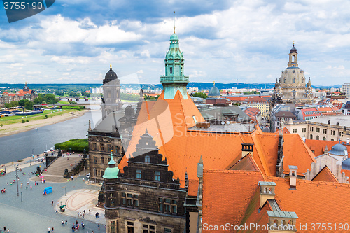 Image of Dresden and Frauenkirche church