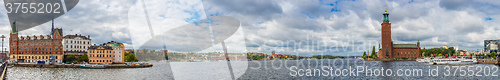 Image of City Hall castle in Stockholm, Sweden