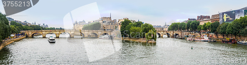 Image of Seine and Notre Dame de Paris