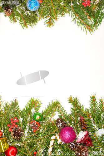 Image of Christmas background. Eve framework