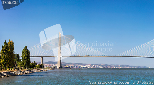 Image of Vasco da Gama Bridge in Lisbon