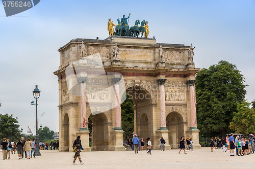 Image of Arc de Triomphe du Carrousel in paris