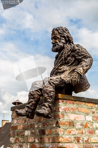 Image of Sculpture a chimney  in Lviv, Ukraine