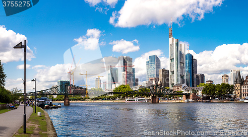 Image of Ginancial district in Frankfurt