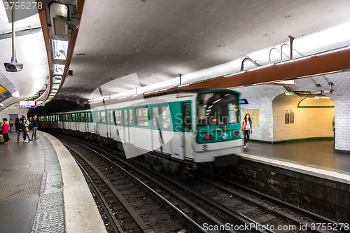 Image of Paris Metro station
