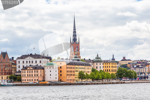 Image of Ppanorama of the Old Town  in Stockholm, Sweden