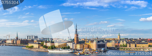 Image of Ppanorama of the Old Town (Gamla Stan) in Stockholm, Sweden