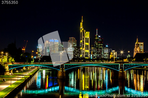 Image of Frankfurt am Main during sunset