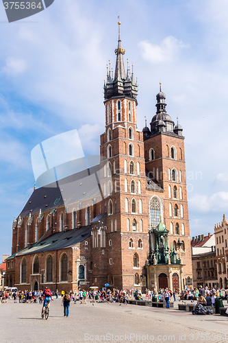 Image of St. Mary\'s Church in Krakow